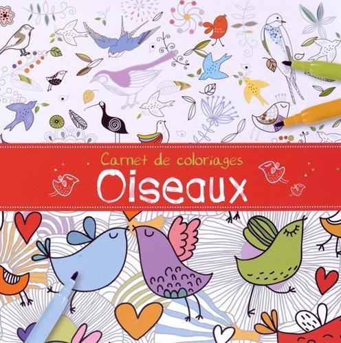 Carnet de coloriages : oiseaux