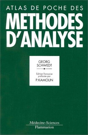 Atlas de poche des méthodes d'analyse