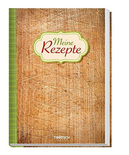 Rezeptbuch "Meine Rezepte" Holz: ...selbst gesammelt und notiert (Geschenk-Kochbuch)