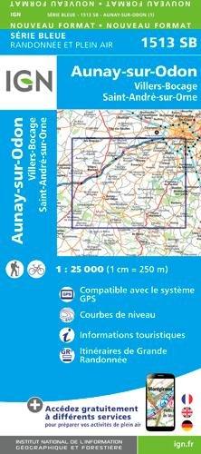 Aunay-sur-Odon Villers-Bocage Saint-André-sur-Orne 1:25 000