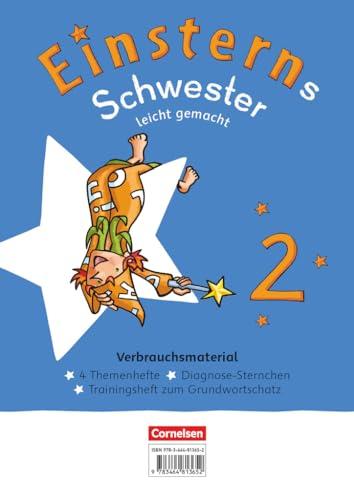 Einsterns Schwester - Sprache und Lesen - Neubearbeitung 2022 - 2. Schuljahr: Leicht gemacht - Themenhefte 1-4, Training Grundwortschatz und Diagnoseheft - Verbrauchsmaterial - Im Paket