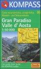 Gran Paradiso Val d'Aosta Map