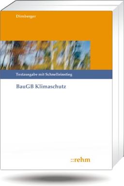 BauGB Klimaschutz: Textausgabe mit Schnelleinstieg