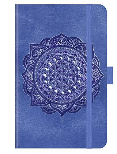 Premium Timer Small "Indigo Mandala" 2020: Buchkalender - Terminplaner mit hochwertiger Folienveredelung und Prägung. 9 x 14 cm