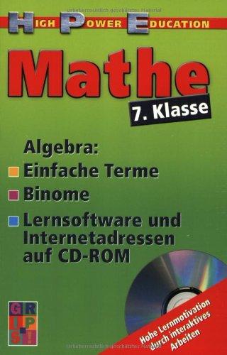 Mathe 7. Klasse. Algebra. Einfache Terme. Binome (Lernmaterialien)