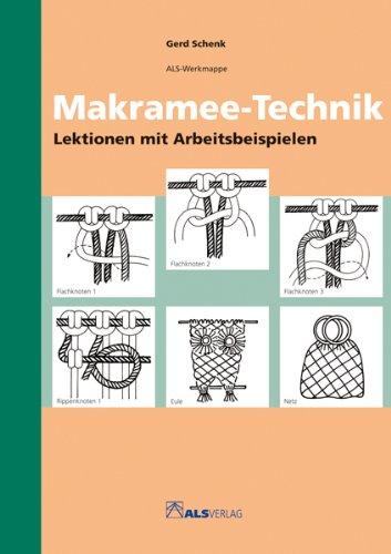 Makramee-Technik: Lektionen mit Arbeitsbeispielen