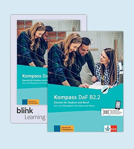 Kompass DaF B2.2 - Media Bundle: Deutsch für Studium und Beruf. Kurs- und Übungsbuch mit Audios/Videos inklusive Lizenzcode für das Kurs- und ... (Kompass DaF: Deutsch für Studium und Beruf)