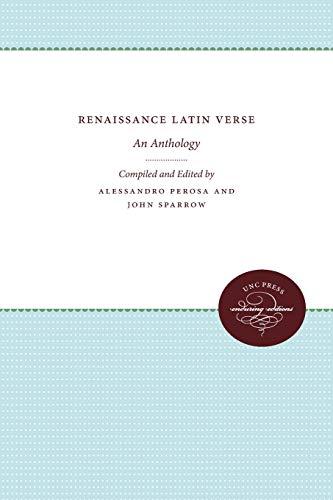 Renaissance Latin Verse: An Anthology