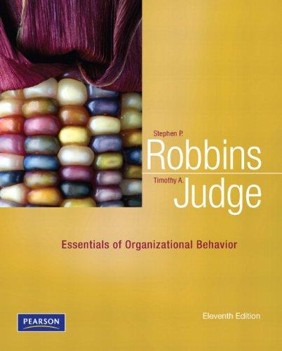 Essentials of Organizational Behavior