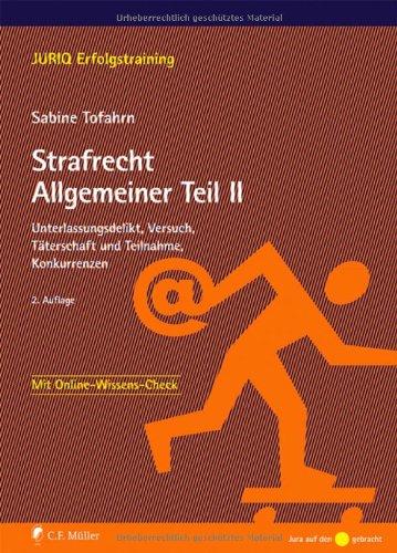 Strafrecht Allgemeiner Teil II: Unterlassungsdelikt, Versuch, Täterschaft und Teilnahme, Konkurrenzen