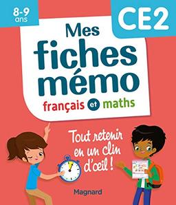 Mes fiches mémo : français et maths, CE2, 8-9 ans