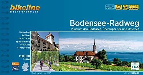 Bodensee-Radweg: Rund um den Bodensee, Überlinger See und Untersee. 1:50.000, 265 km, wetterfest/reißfest, GPS-Tracks Download, LiveUpdate (Bikeline Radtourenbücher)