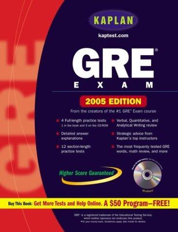 Kaplan GRE Exam 2005, w. CD-ROM