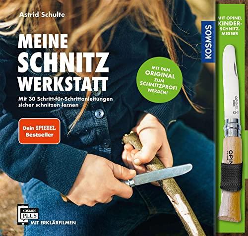 Meine Schnitzwerkstatt: Mit 30 Schritt-für-Schrittanleitungen sicher schnitzen lernen - DER SCHNITZBESTSELLER MIT original OPINELMESSER