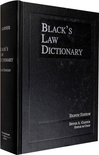 Black's Law Dictionary: Standard Edition