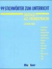 99 Stichwörter zum Unterricht Deutsch als Fremdsprache