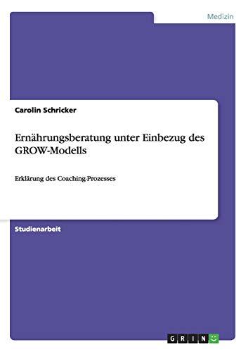 Ernährungsberatung unter Einbezug des GROW-Modells: Erklärung des Coaching-Prozesses