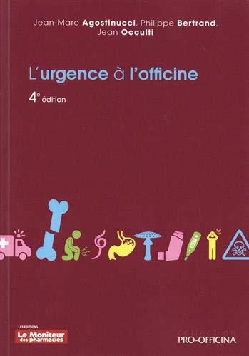 L'urgence à l'officine