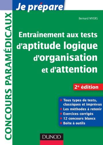 Entraînement aux tests d'aptitude logique, d'organisation et d'attention