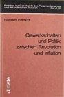 Gewerkschaften und Politik zwischen Revolution und Inflation