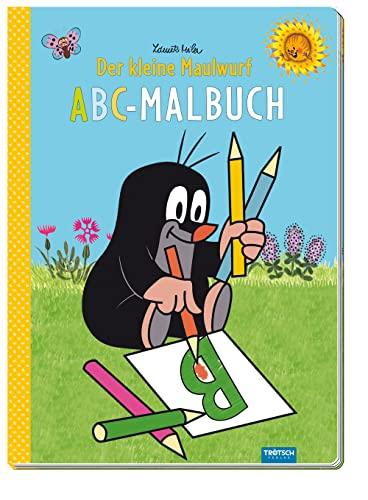 Trötsch Der kleine Maulwurf Malbuch ABC-Malbuch: Beschäftigungsbuch Ausmalbuch Malbuch