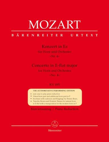 Konzert 4 Es-Dur KV 495 - Hrn Orch. Horn, Horn in F, Horn in d, Klavier