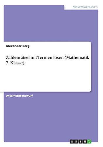 Zahlenrätsel mit Termen lösen (Mathematik 7. Klasse)