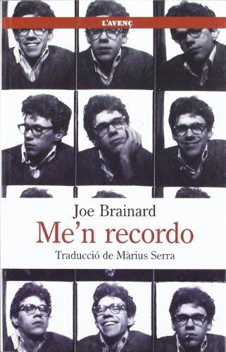 Me'n recordo (Sèrie Literatures)