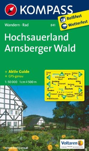 Hochsauerland - Arnsberger Wald 1 : 50 000: Wanderkarte mit Kurzführer und Radrouten. GPS-genau