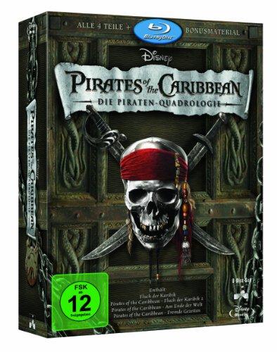 Pirates of the Caribbean - Die Piraten-Quadrologie  (8 Blu-Rays) [Blu-ray]