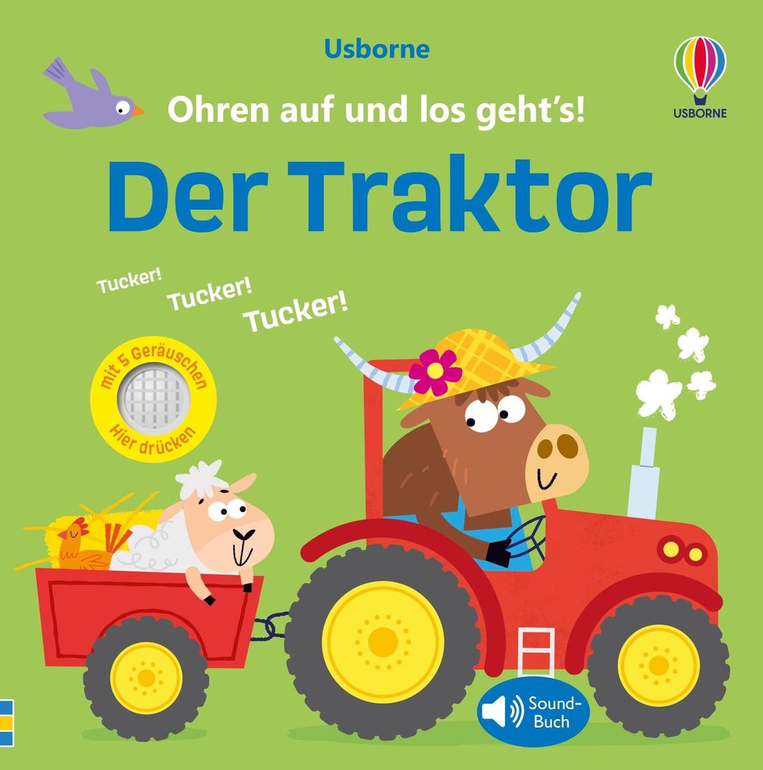 Ohren auf und los geht’s! Der Traktor: Soundbuch lässt den Traktor im Einsatz ertönen – ab 1 Jahr