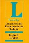 Langenscheidts Fachwörterbuch, Fachwörterbuch Technik, Englisch-Deutsch