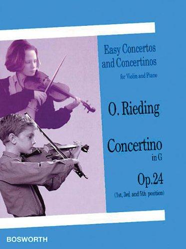 Concertino in G. Op. 24. Easy Concertos and Concertinos for Violin and Piano