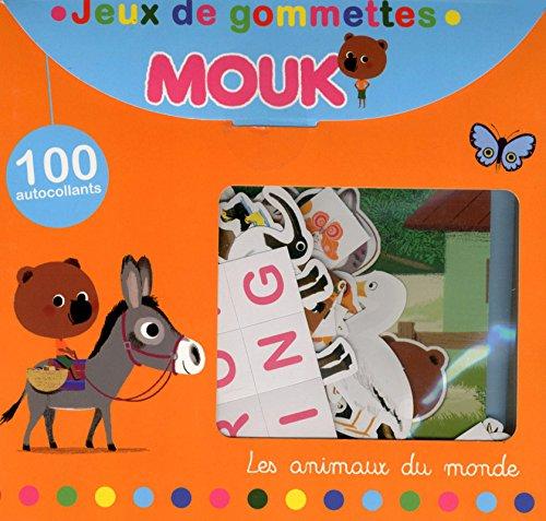 Mouk, les animaux du monde : jeux de gommettes