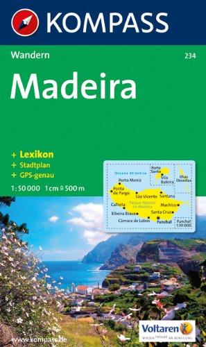 Madeira 1 : 50 000: Wander-, Freizeit- und Straßenkarte. Mit Sehenswürdigkeiten