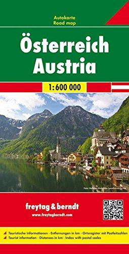 Freytag Berndt Autokarten, Österreich - Maßstab 1:600.000 (freytag & berndt Auto + Freizeitkarten)