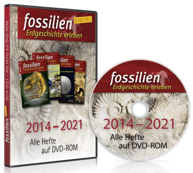 Fossilien digital 2014 – 2021: Alle Hefte auf DVD-ROM