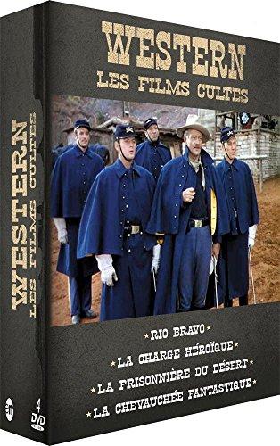 Coffret western vol.3 : rio bravo ; la prisonniere du desert ; la charge heroique ; la chevauchée fantastique [FR Import]