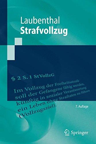 Strafvollzug (Springer-Lehrbuch)