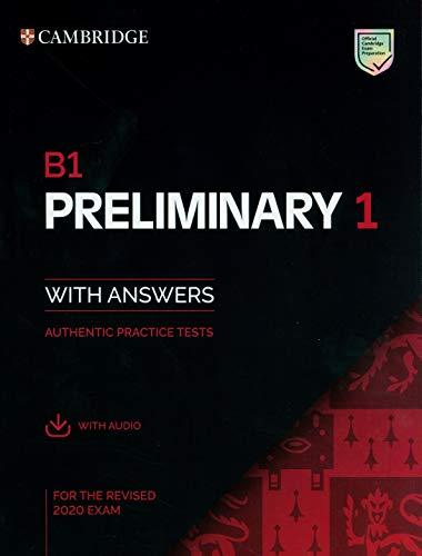 B1 Preliminary 1 for the Revised 2020 Exam Student's Book wi (Pet Practice Tests)