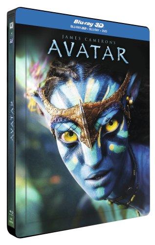 Avatar 3D Steelbook Limited Edition - Aufbruch nach Pandora mit Lenticular Blu-Ray+DVD Fr. Import mit deutsche Tonspur