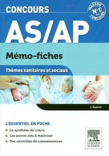 Mémo-fiches concours AS-AP : thèmes sanitaires et sociaux