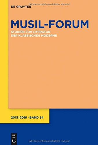 Musil-Forum: 2015/2016