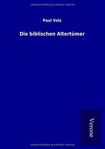 Die biblischen Altertümer