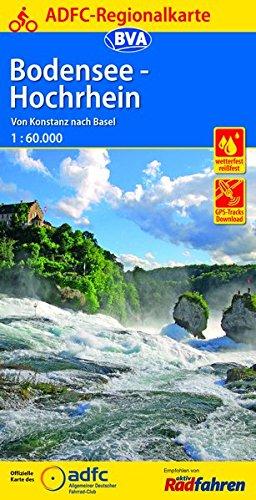 ADFC-Regionalkarte Bodensee-Hochrhein von Konstanz nach Basel, 1:60.000, reiß- und wetterfest, GPS-Tracks Download (ADFC-Regionalkarte 1:60.000)