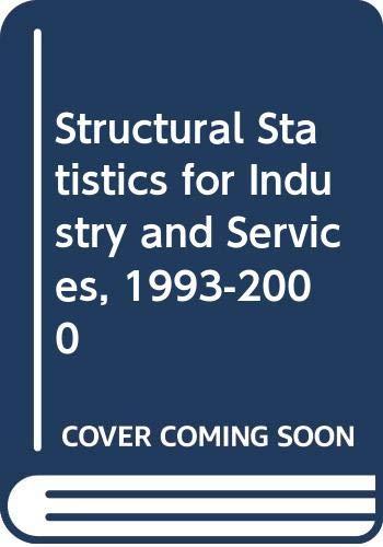 Structural Statistics for Industry and Services, 1993-2000: 2003