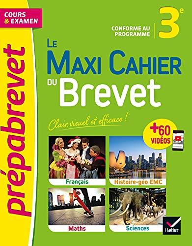 Le maxi cahier du brevet 3e : cours & examen : conforme au programme