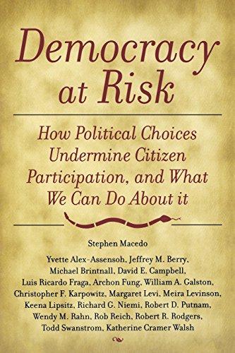 Democracy at Risk: How Political Choices Undermine Citizen Participation, and What We Can Do About It