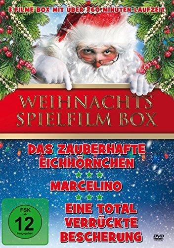 Weihnachten Spielfilm Box ( Inhalt: Das zauberhafte Eichhörnchen - Marcelino - Eine total verrückte Bescherung )