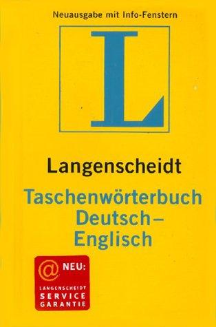 Langenscheidt Taschenwörterbuch. Deutsch-Englisch